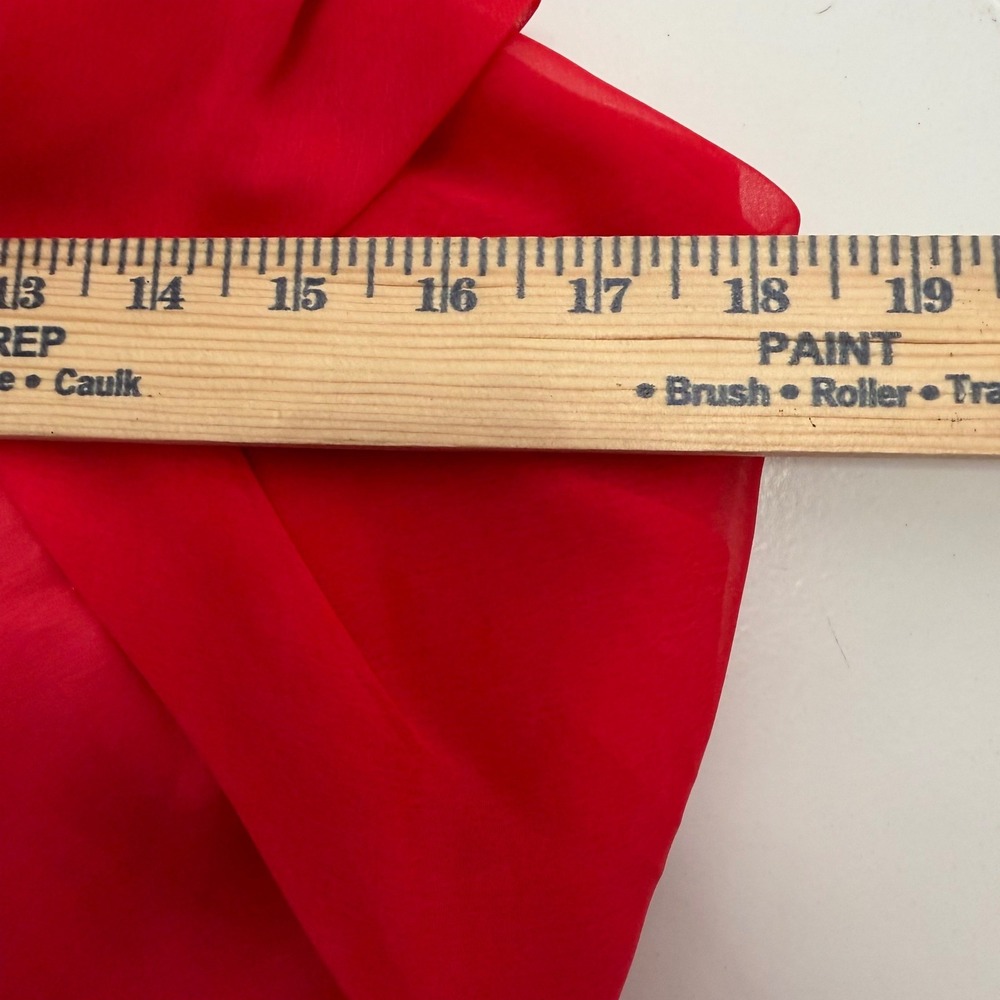 Camille La Vie Red k Evening Gown Draped Bow Back Formal Dress 14W 98450 - Picture 9 of 9